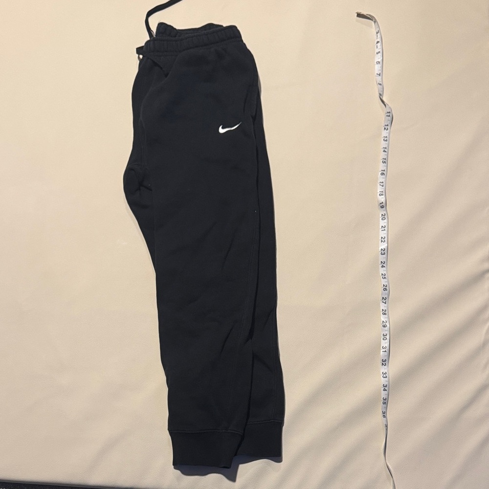 Nike Black Sweatpants with White Swoosh
